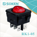 Aceso em off Rocker Switch on on